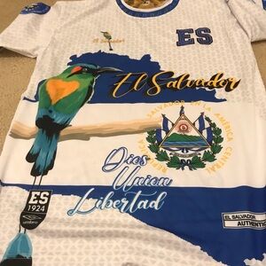 El Salvador Graphic Soccer Jersey